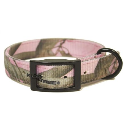 LEATHER BROTHERS 1 x 21 in Df Nylon Pink Camo Collar 120NRTPK21